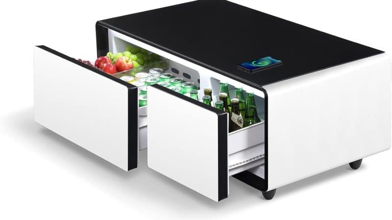 Gynsseh Smart Coffee Table with Fridge: The Ultimate Furniture and Appliance Solution