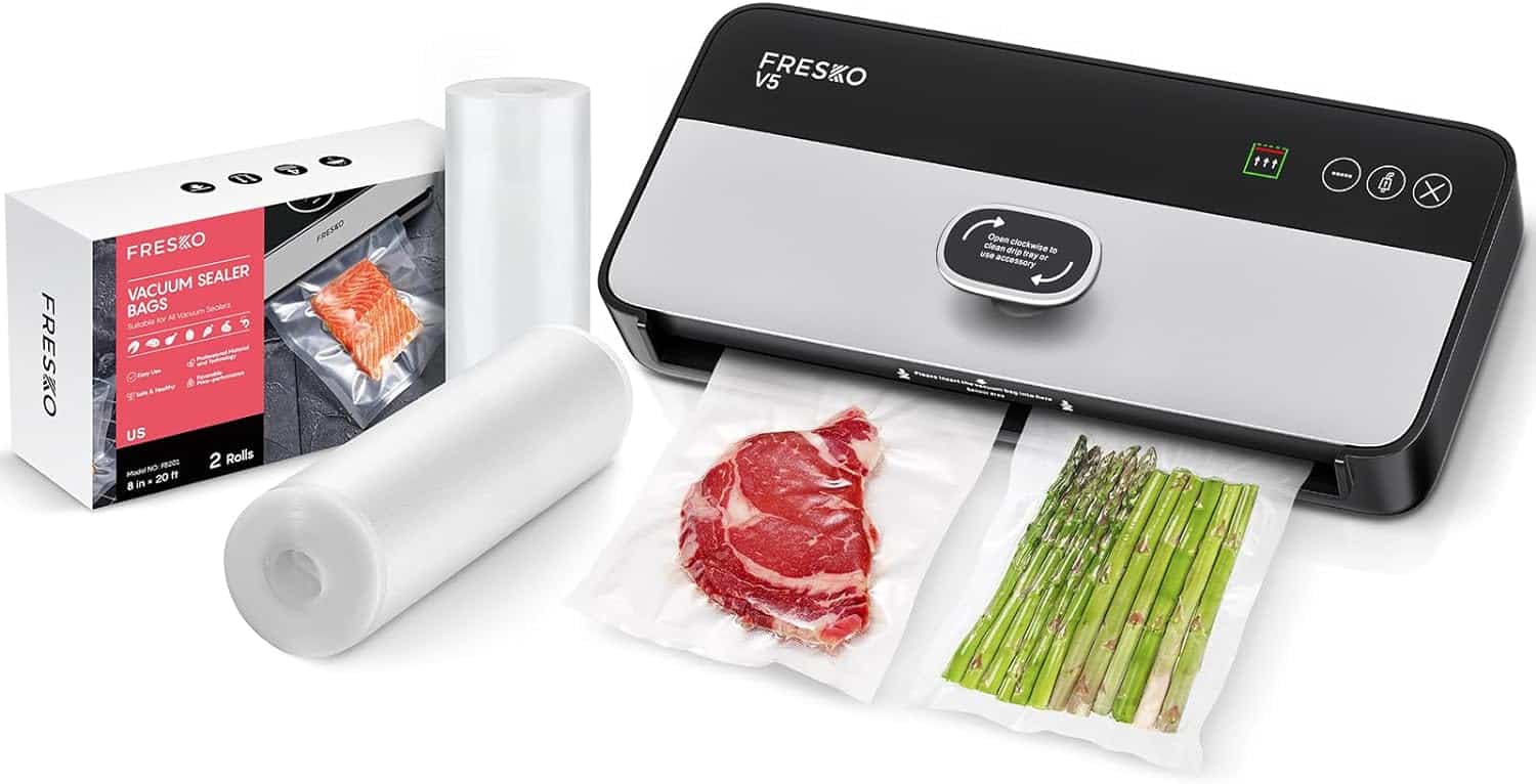 FRESKO Upgraded Fully Automatic Vacuum Sealer: The Ultimate Food Storage Solution